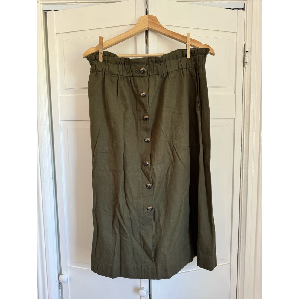 Madewell midi skirt